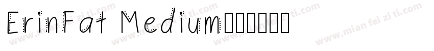 ErinFat Medium字体转换